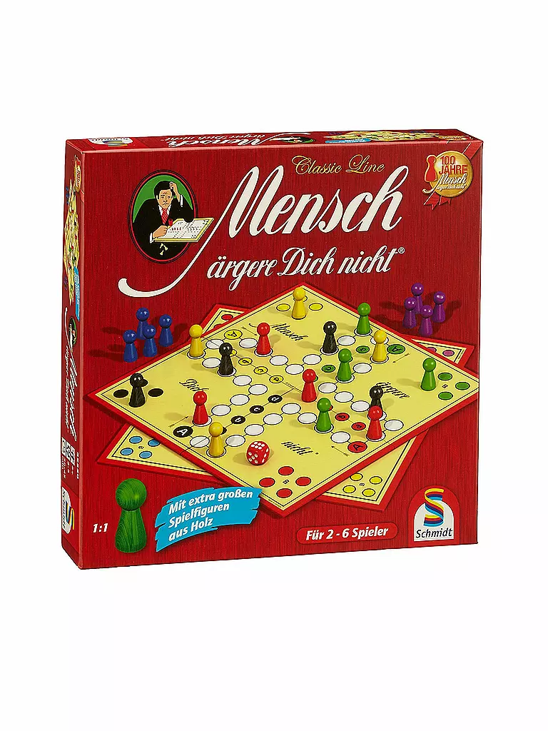 Schmidt Spiele Brettspiel Mensch Rgere Dich Nicht Gro E Figuren